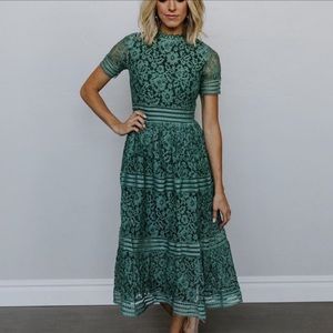 Baltic Born Lace Midi Dress